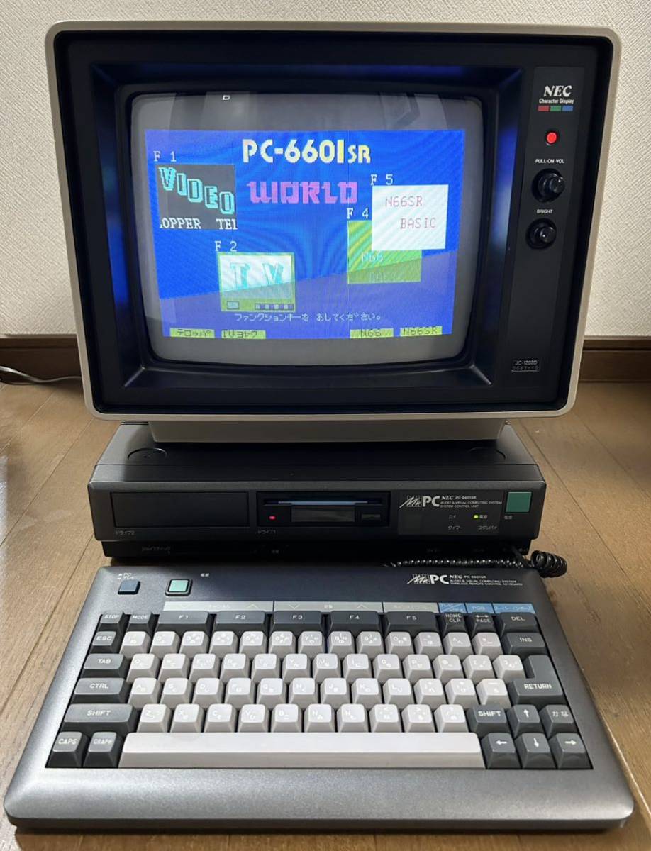【ほぼ未使用】 NEC カラーキャラクタディスプレイ JC-1202D　PC-8048_画像10