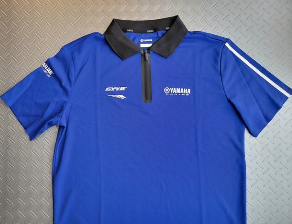 送料385円【正規品★本物】 新品 GYTR YAMAHA RACING ヤマハ レーシング ジップアップ ポロシャツ 海外サイズL（日本のサイズXL)_画像1