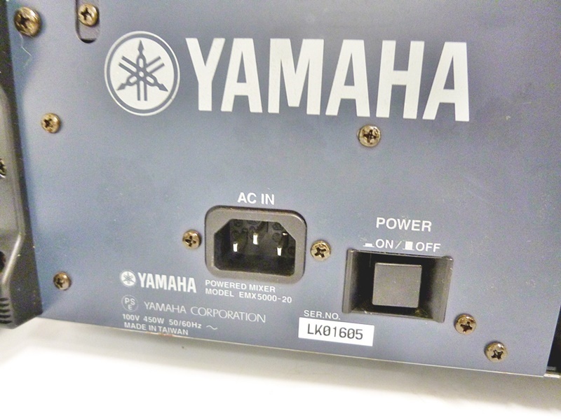 20 104-581610-09 [S] YAMAHA ヤマハ EMX5000-20 パワードミキサー オーディオ機器 器材 長104_画像9