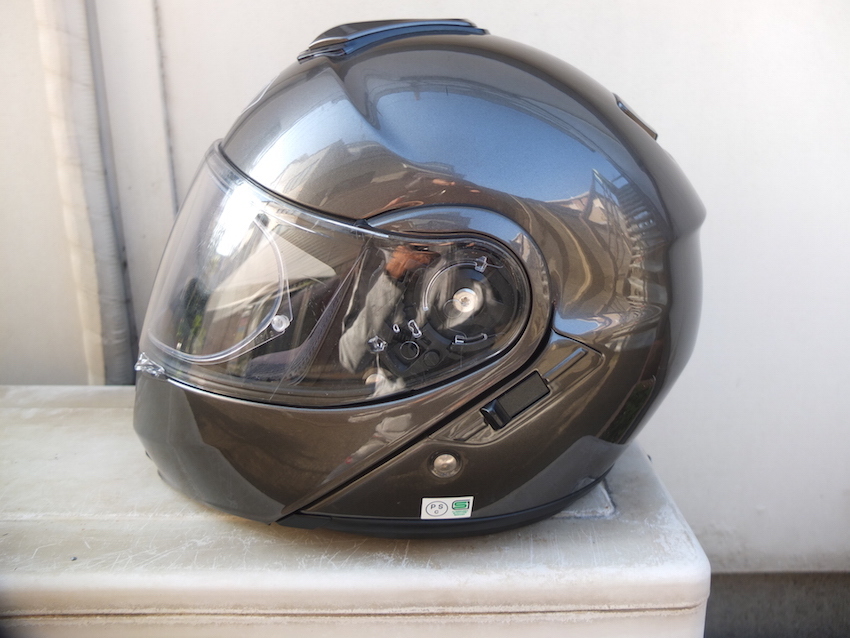 SHOEI NEOTEC ショウエイ システムヘルメット 2014年製 Mサイズ フルフェイスヘルメット ネオテック ガンメタリック系 _画像2