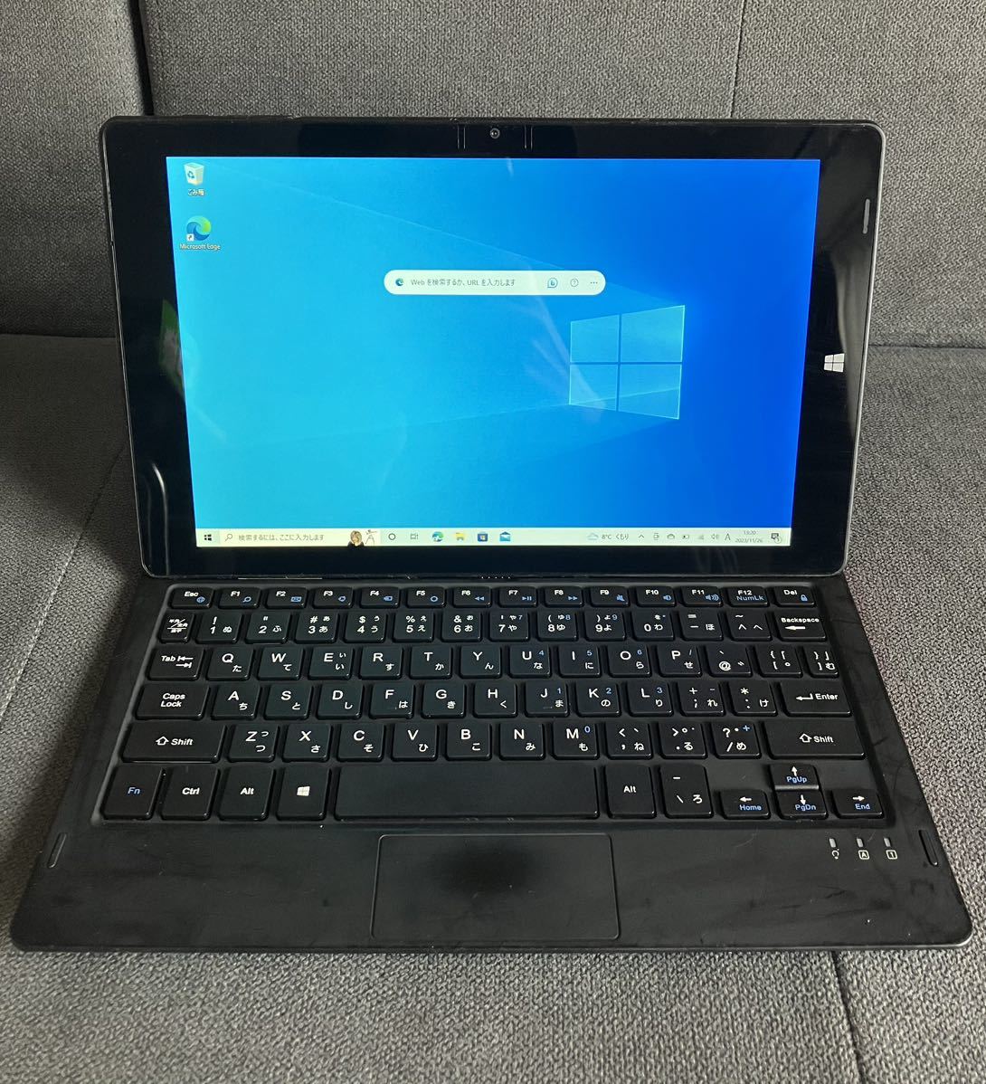 タブレット FRT102 10.1インチ Windows10 Intel OfficeMobile 着脱式キーボード USB充電