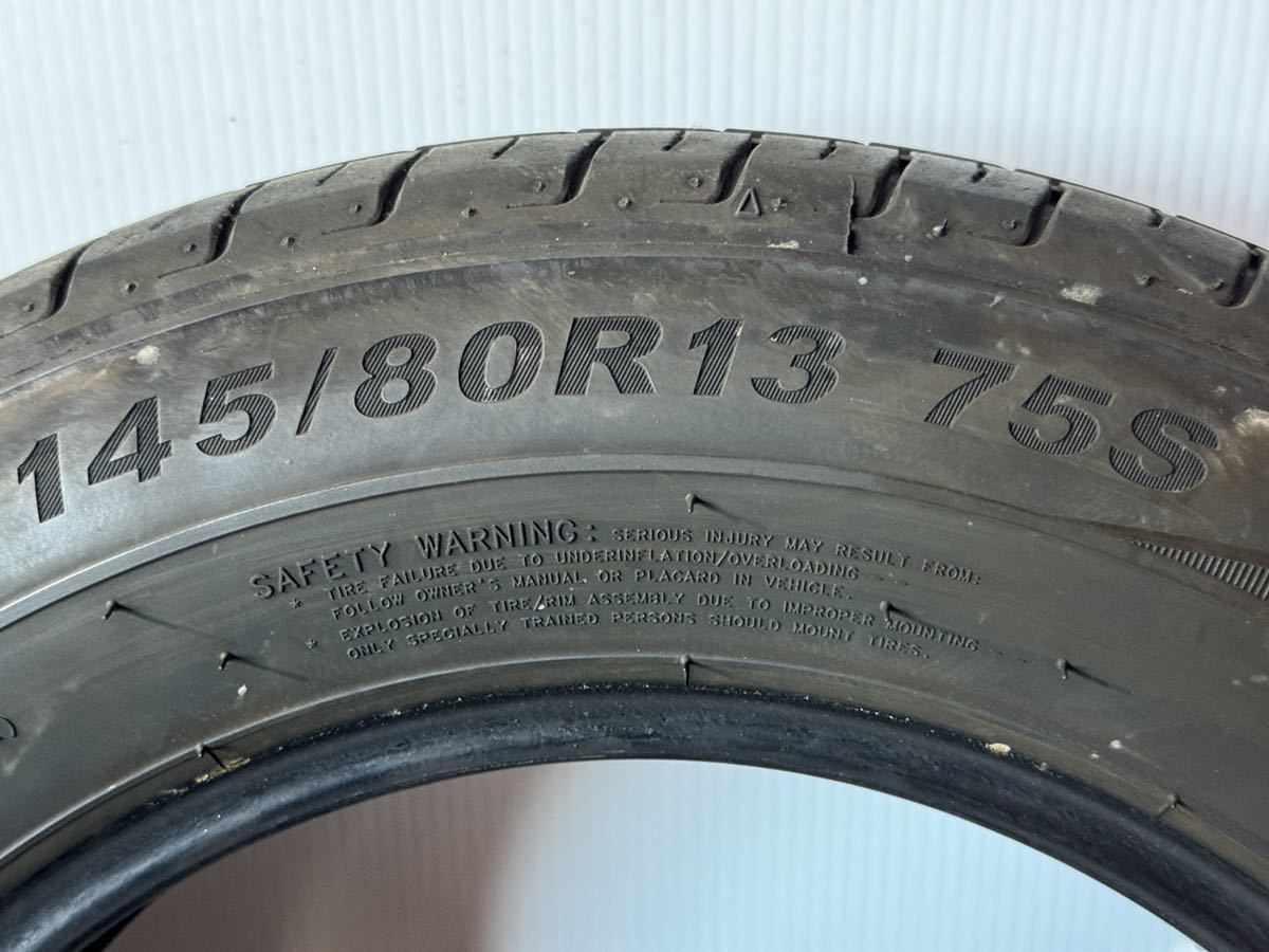 A63 2022 made KENDA KENETICA ECO 145/80R13 normal tire 4ps.@7 amount of crown 