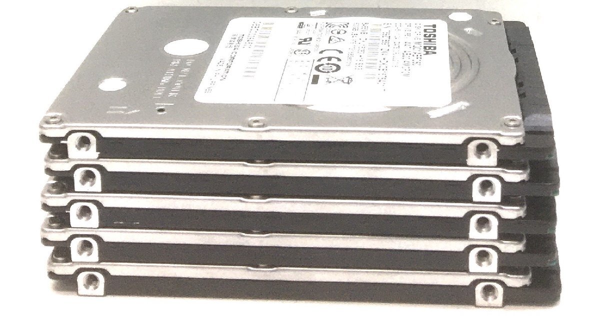 【中古】 TOSHIBA (東芝) MQ01ABF050 HDD 500GB SATA 2.5インチ 7mm 動作確認済　ハードディスク 5台セット_画像3