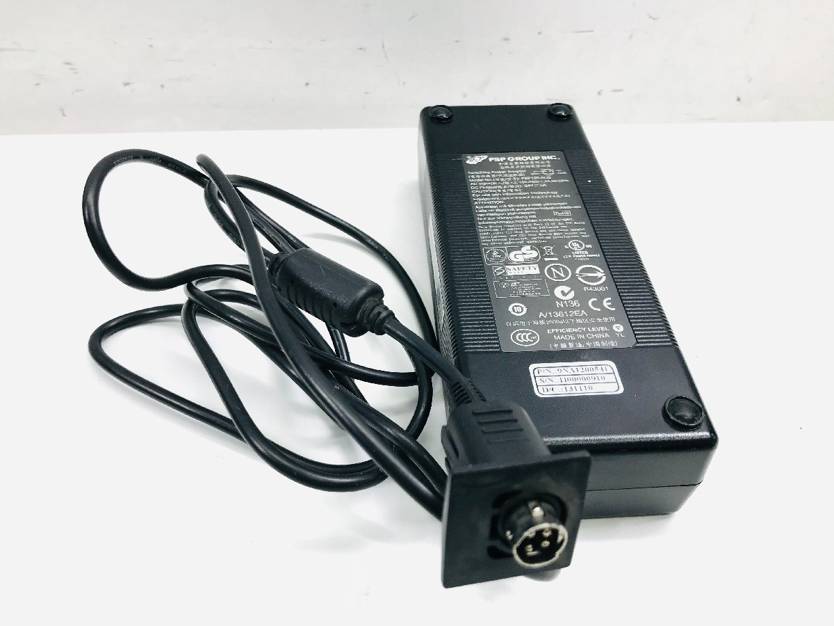 中古動作品　FSP AC ADAPTER FSP120-ACB(4ピン） 24V-5A 電源ケーブル付き_画像1