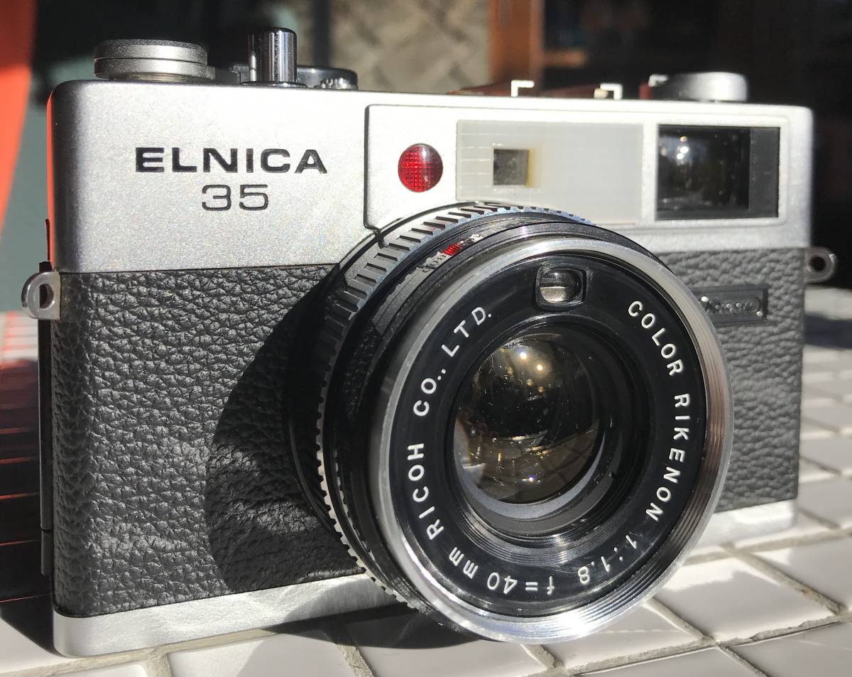 Ricoh ELNICA35 RIKENON 40mm f1.8 Работа дальномера как есть Пленочная камера RICOH Ernica 35 Дальномерная компактная камера