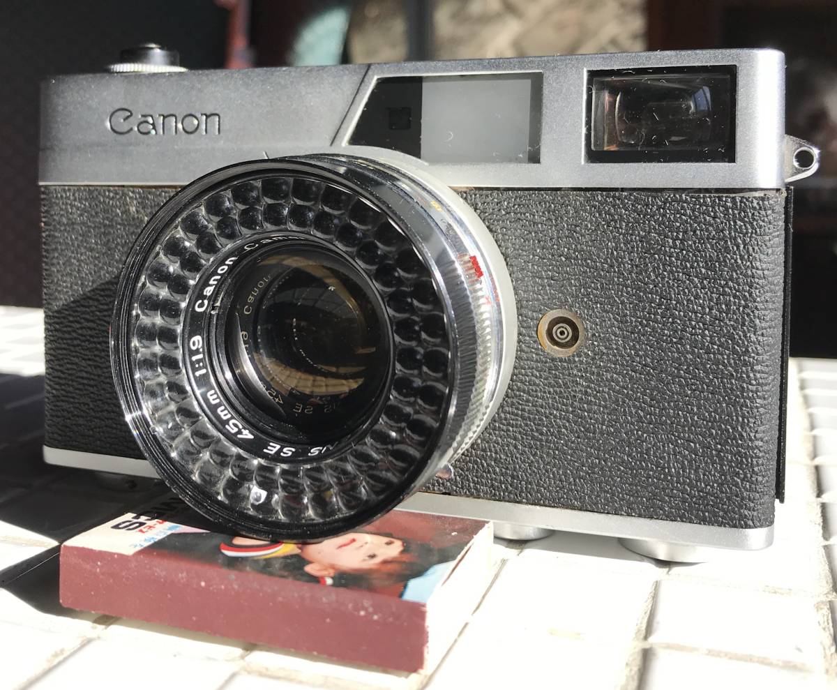 Canon Canonet 45mm f1.9 shutter operation range finder operation Canon can net film camera range finder antique camera 