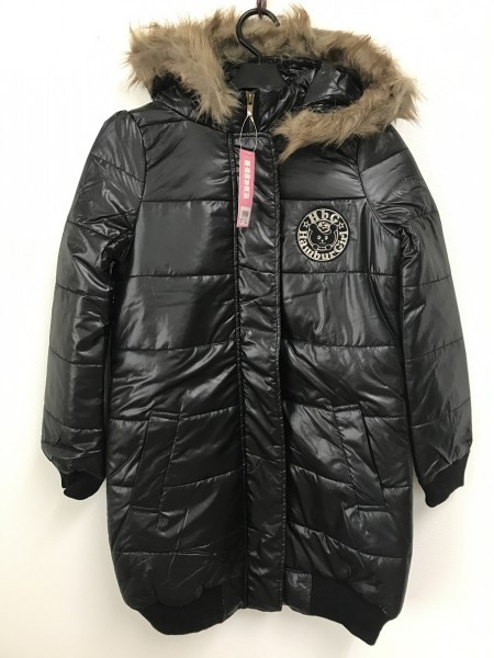 [ lady's ]HbG/ with a hood down jacket / black /M