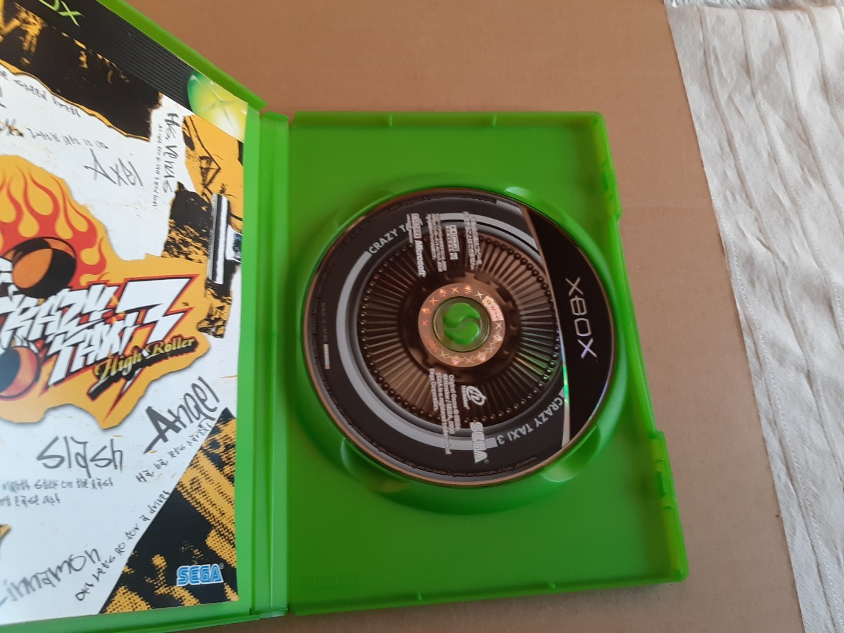 XBOX ゲームソフト 　CRAZY TAXI 3 High Roller　クレイジータクシー３　ハイローラー　説明書付属　セガ　SEGA　エックスボックス_画像2