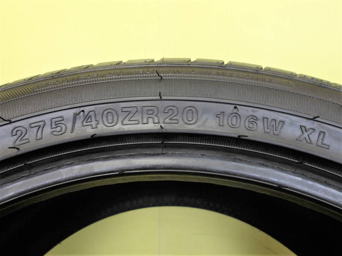 11462 中古 2本 275/40R20 106W ウィンラン WINRUN R330 2022年製 バリ山 イボ付き 275 40 20 275-40-20 275/40/20_画像2