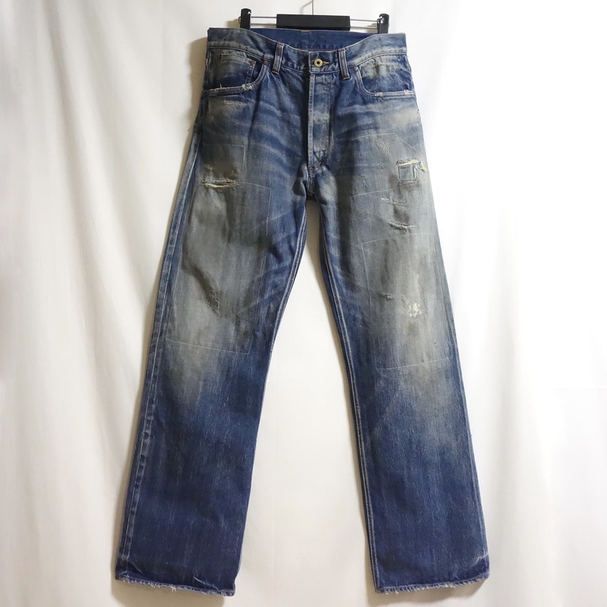 【定価5.2万 BY GLAD HAND バイグラッドハンド GLADDEN DENIM TYPE-1 USED B W36】グラッデンデニム BYGLAD HAND _画像2