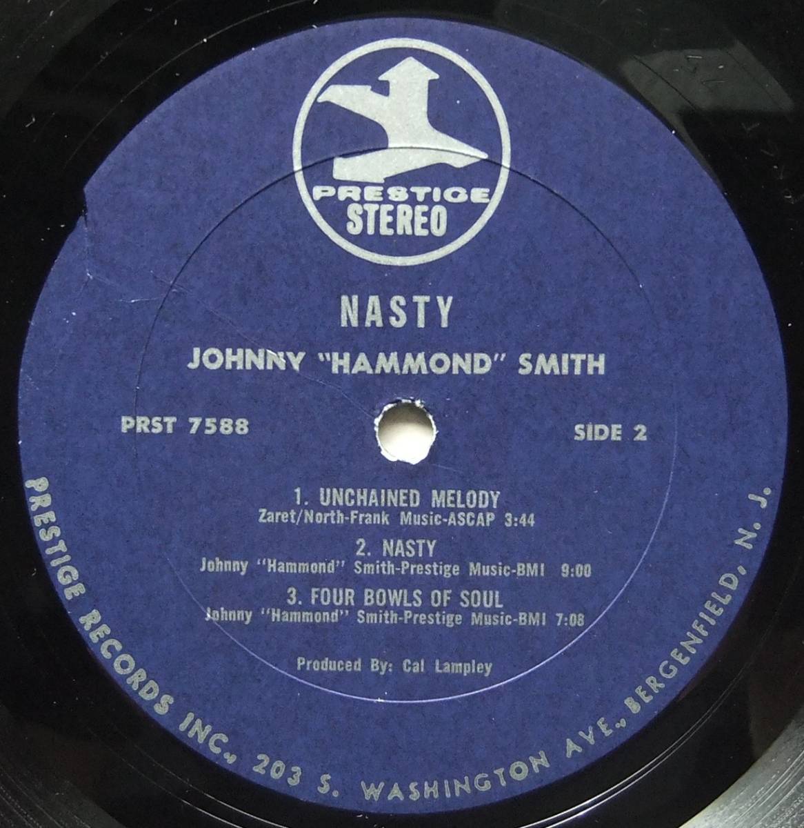 ◆ JOHNNY HAMMOND SMITH - JOHN ABERCROMBIE / Nasty ! ◆ Prestige PR 7588 (blue:DBH) ◆ V_画像4