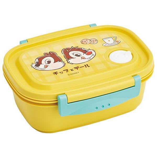 チップ＆デール弁当箱 550ml ラク軽弁当箱 M 喫茶レトロ キッズ 小学生 子供 子ども キッズ キャラクター ディズニー スケーター_画像1