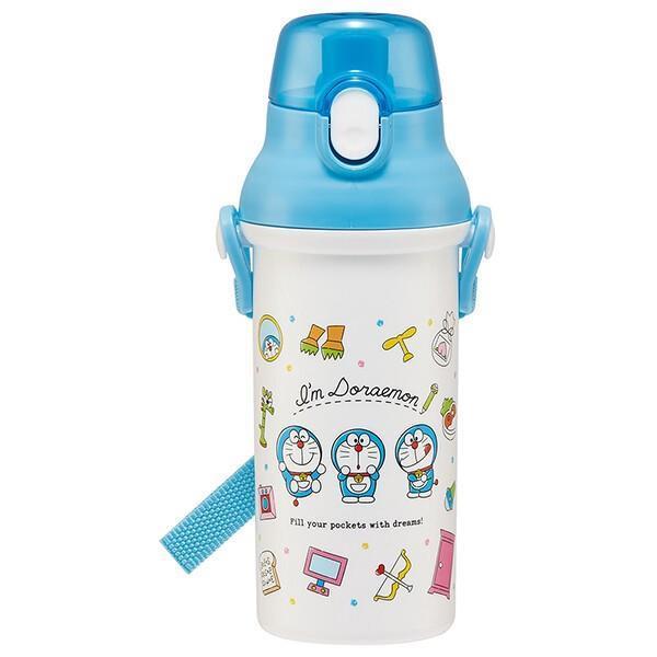 ドラえもん 水筒 マグボトル 480ml 抗菌 食洗機対応 直飲み プラ ワンタッチボトル I'm Doraemon ラインデザイン 子供 子ども_画像1