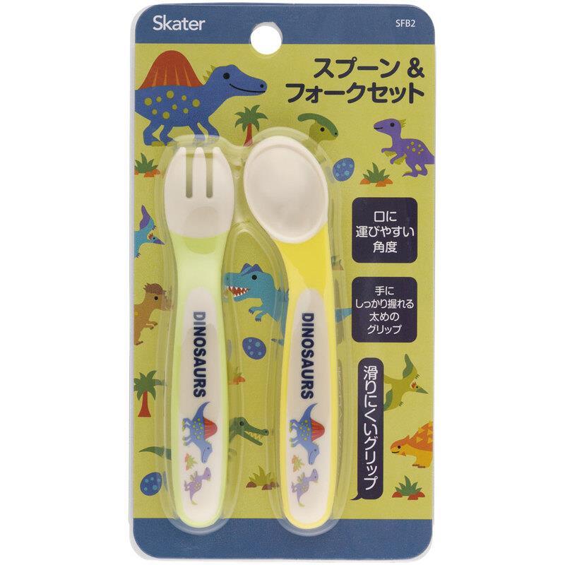 tinosaurus baby spoon Fork set DINOSAURS PICTURE BOOK dinosaur ske-ta-