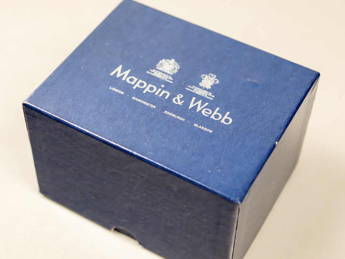 niWC Mappin&Webb マッピン＆ウェブ silver クリーマー ジャグ 銀鍍金 箱付き_画像2