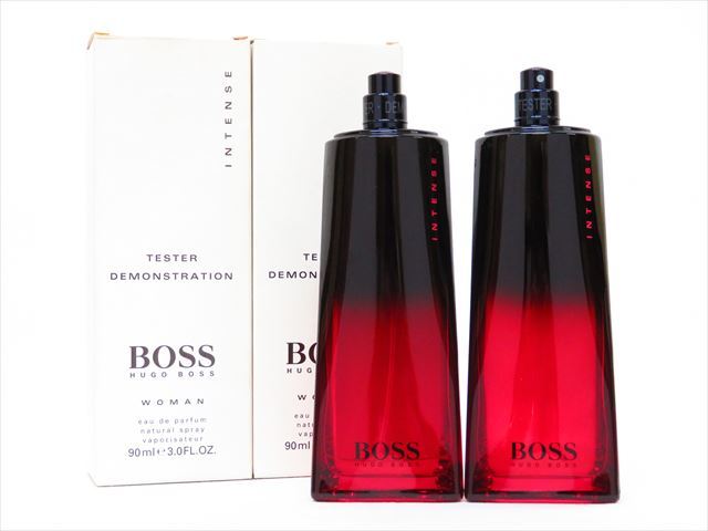 ◆◇HUGO BOSS ヒューゴボス ボス インテンス ウーマン(テスター) 2点セット オードパルファム(EDP) 90ml 廃盤 未使用品◇◆_画像1