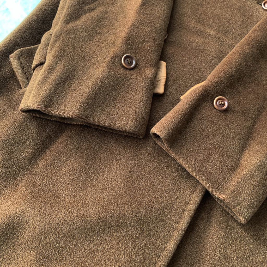 【高級】イタリア製 MAX MARA マックスマーラ ウール カシミヤ混 ロングコート ダブル 白タグ_画像9