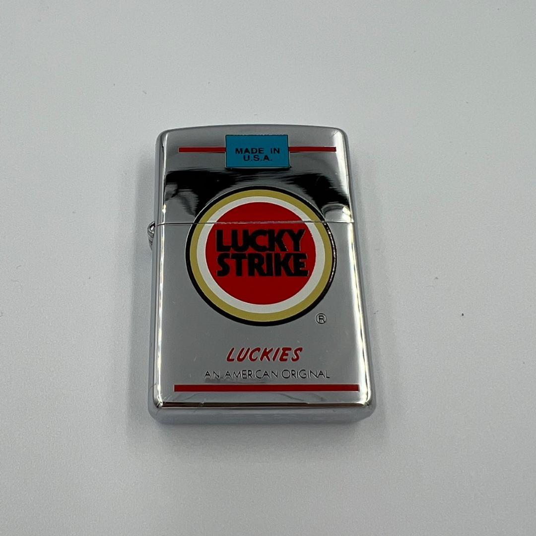 未使用 ZIPPO LUCKY STRIKE パッケージデザイン 1998年製 ジッポー ラッキーストライク ケース付き _画像2