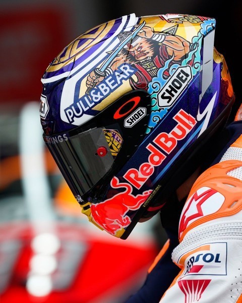 ★SHOEIヘルメットシールドステッカー　オークリー OAKLEY　motoGP マルク・マルケス ダニ・ペドロサ☆_画像3