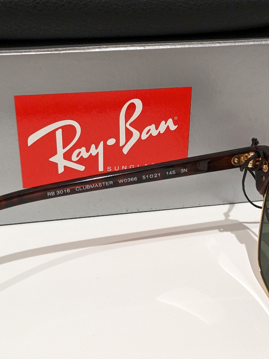 新品 RayBan イタリア製 サングラス 未使用 クラブマスター レイバン_画像8