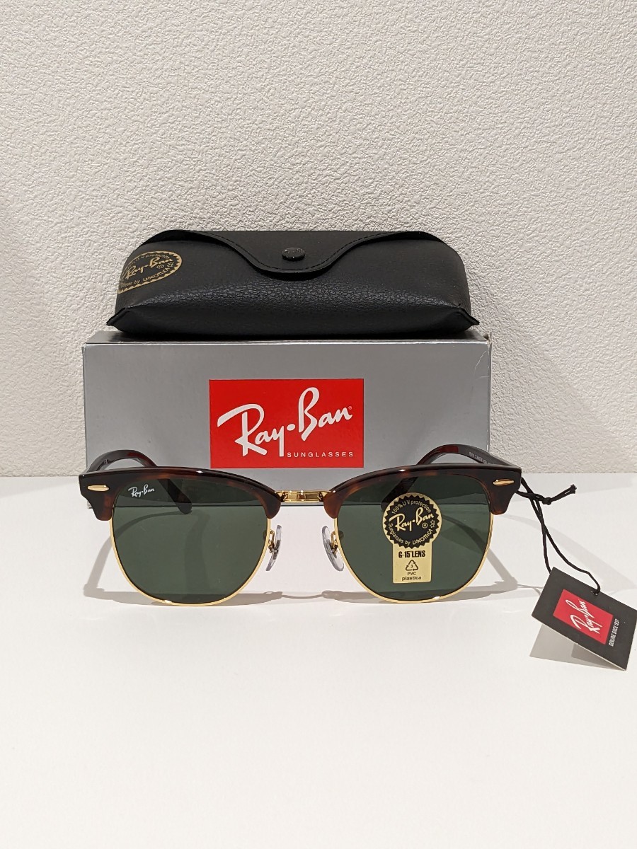 新品 RayBan イタリア製 サングラス 未使用 クラブマスター レイバン_画像2