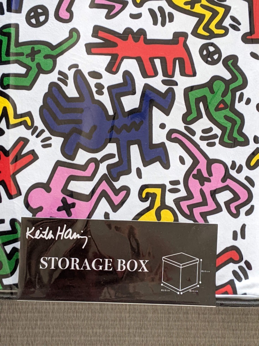  new goods Keith Haring storage box BOX Keith he ring unopened 