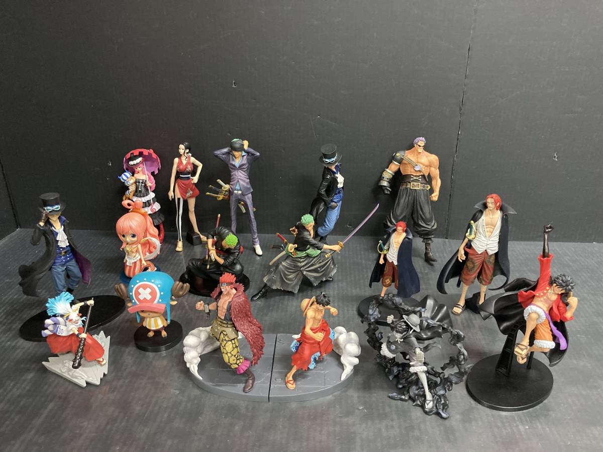 ■【現状品/箱無】フィギュア ONE PIECE ワンピース プライズ アミューズメントくじ他 17体まとめセット②/ ルフィ ゾロ 他_画像1