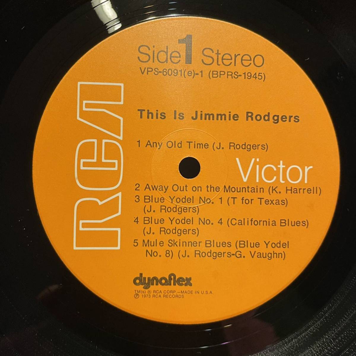 【US盤2枚組】Jimmie Rodgers This Is Jimmie Rodgers (1973) RCA VPS-6091(e)の画像4