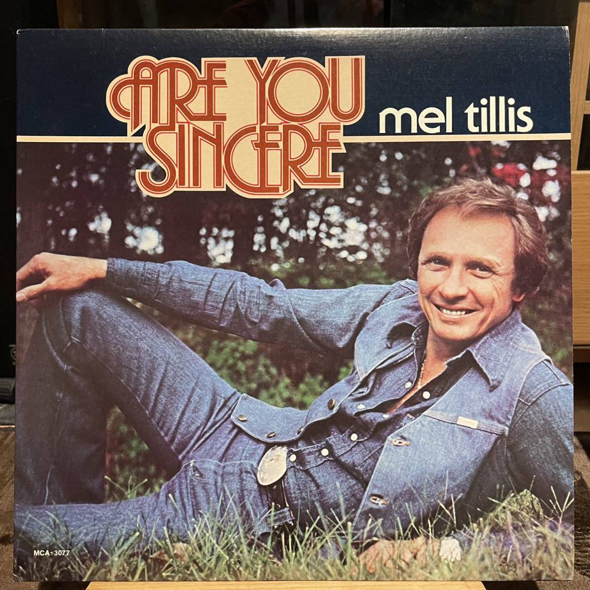 【US盤Org.】Mel Tillis Are You Sincere (1979) MCA Records MCA-3077_画像1