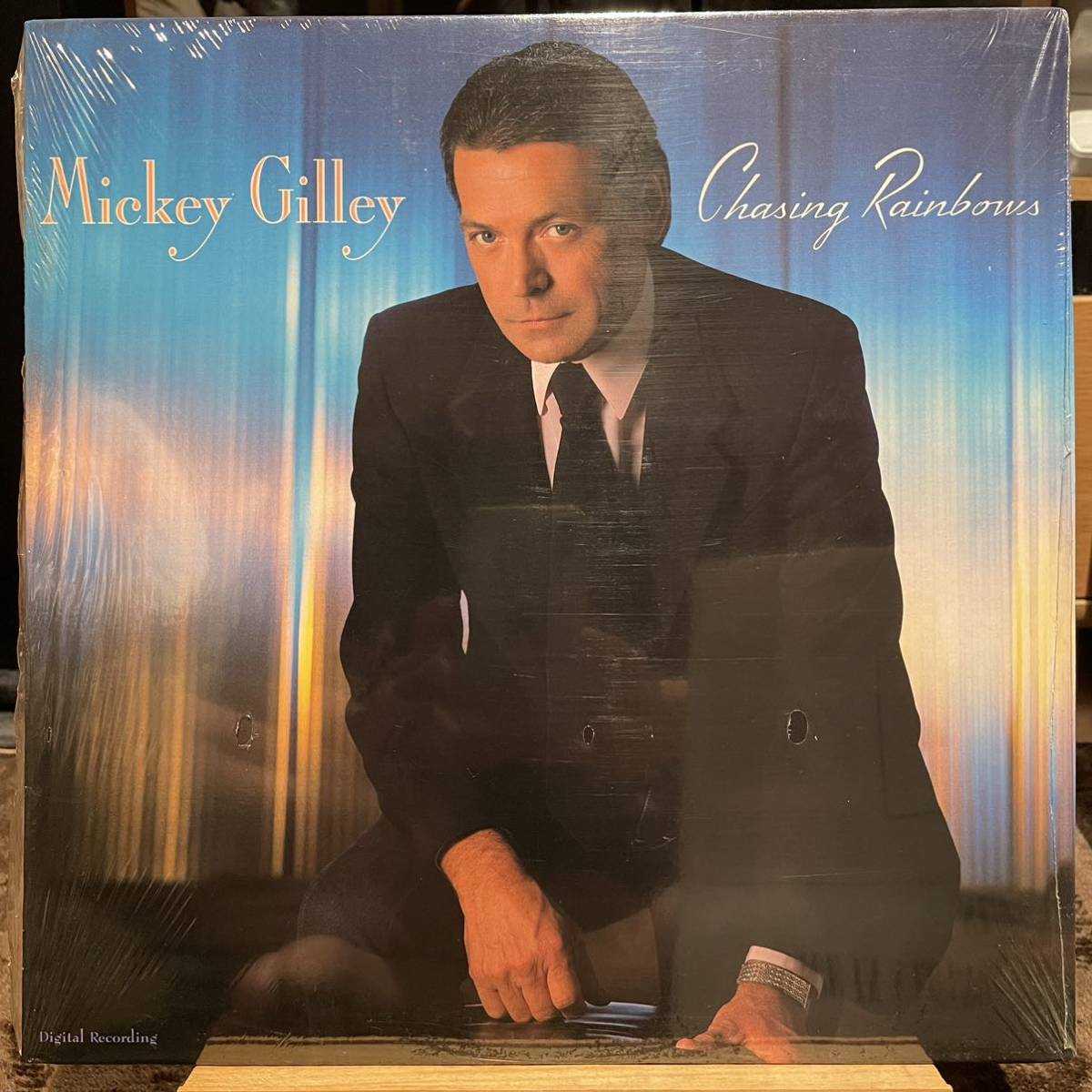 【US盤Org.】Mickey Gilley Chasing Rainbows (1988) Airborne Records AB-0103 シュリンク美品の画像1