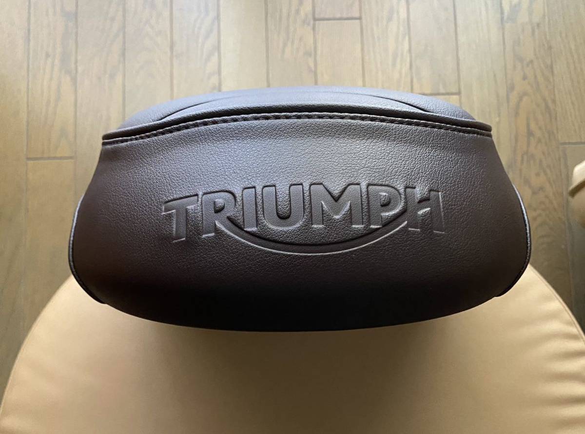 トライアンフ　ボンネビル　T120 純正シート　ブラウン　ほぼ新品　Triumph bonneville_画像3