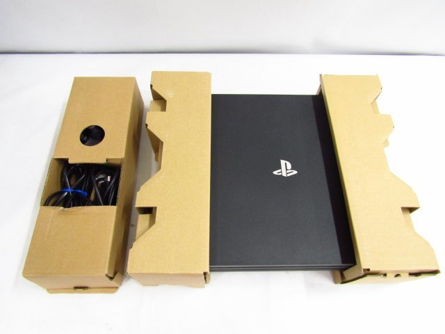 PlayStation4 Pro 1TB Jet Black プレイステーション4 プロ CUH-7000B 本体 中古品 ◆3351_画像3