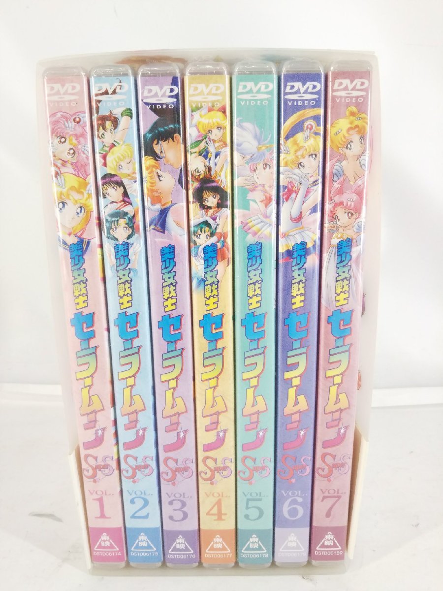 美少女戦士セーラームーン SuperS 全7巻セット+全巻収納BOX DVD 未開封_画像1