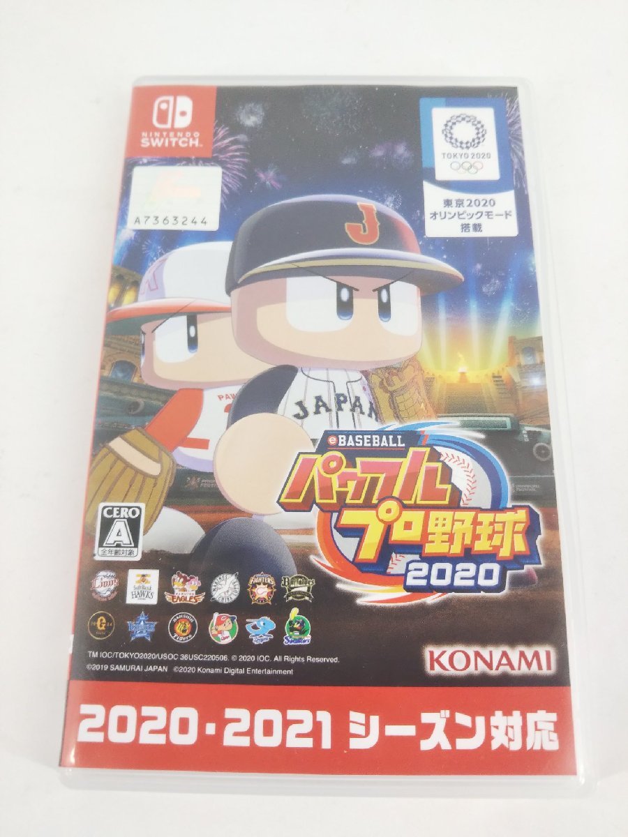 Nintendo Switchソフト ニンテンドースイッチ eBASEBALL パワフルプロ野球2020 パワプロ 中古品【1円スタート】◆_画像1