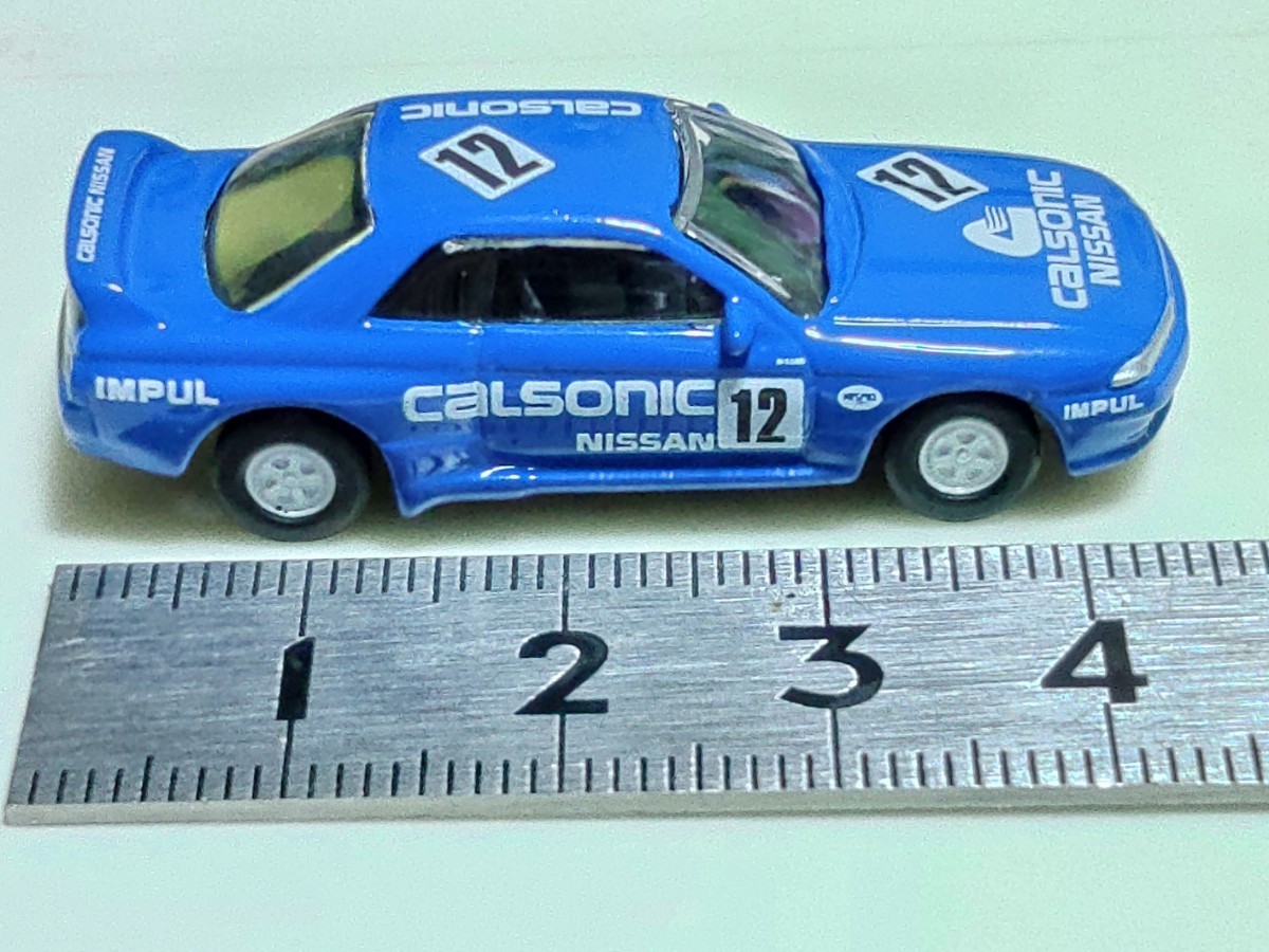 送料120円〜 京商 1:100 　日産ミニカー　スカイラインGT-R (BNR32)カルソニックレーシング#12　1/100 　3955498795_画像3