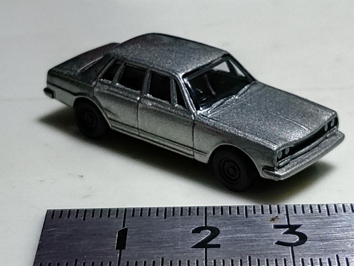 送料１２０円〜京商1:100　ニッサン スカイライン　ＧＴ−Ｒ ＰＧＣ１０シルバー　 1/100　25669419　日産_画像7