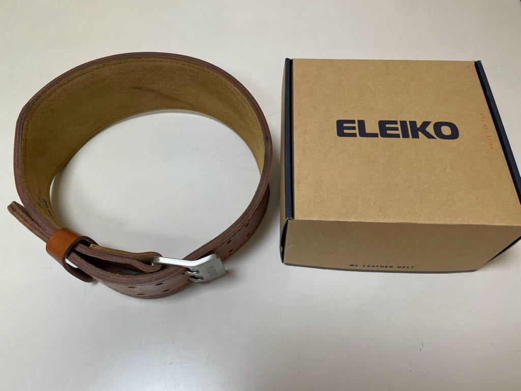 ELEIKO(エレイコ)ウェイトリフティングレザーベルト ブラウン ELEIKO(エレイコ)ウェイトリフティングレザーベルト ブラウン