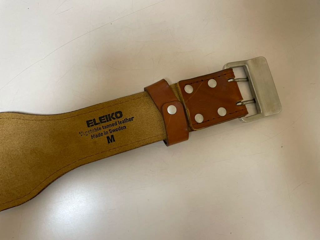 ELEIKO(エレイコ)ウェイトリフティングレザーベルト ブラウン ELEIKO(エレイコ)ウェイトリフティングレザーベルト ブラウン