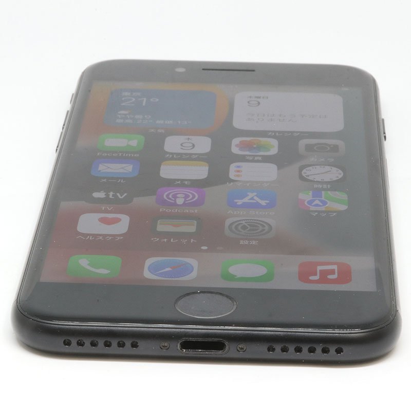 Apple au iPhone 7 128GB ブラック MNCK2J/A SIMロック解除済み 利用制限〇 SIMフリー（質屋 藤千商店）_画像3