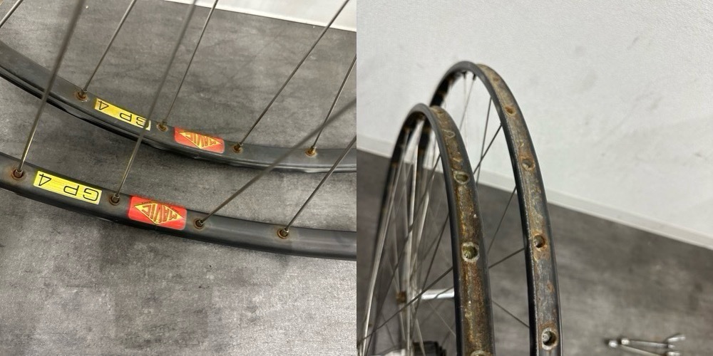 □SHIMANO DURA-ACE ハブ MAVIC GP4 リム ホイールセット 6S □SHIMANO DURA-ACE ハブ MAVIC GP4 リム ホイールセット 6S