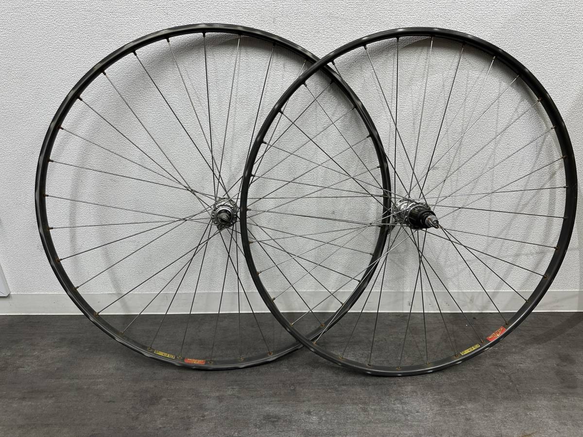■SHIMANO DURA-ACE ハブ MAVIC GP4 リム ホイールセット 6S■32H■チューブラー700C