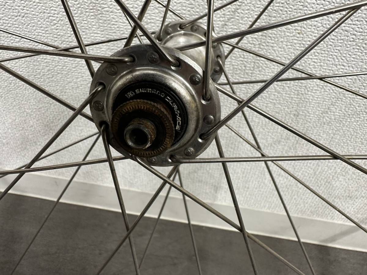 □SHIMANO DURA-ACE ハブ MAVIC GP4 リム ホイールセット 6S □SHIMANO DURA-ACE ハブ MAVIC GP4 リム ホイールセット 6S