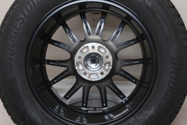 BS ブリザック DM-V3 225/65R17 2022年製 ホイールセット 17インチ 中古スタッドレス 中古ホイール アウトバック CX-5 CX-8 エクストレイル_裏側も綺麗です