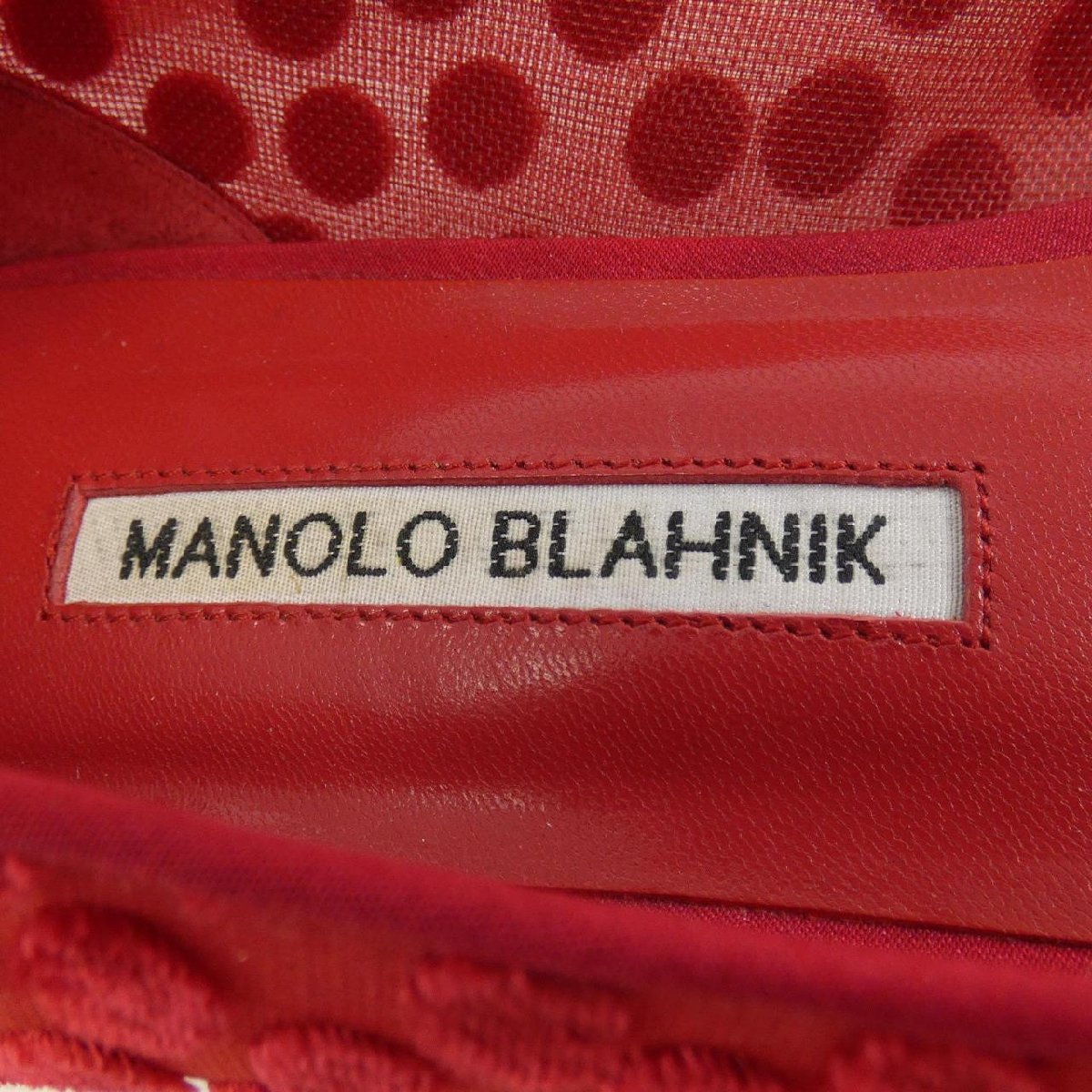 マノロブラニク MANOLO BLAHNIK フラットシューズ_画像6