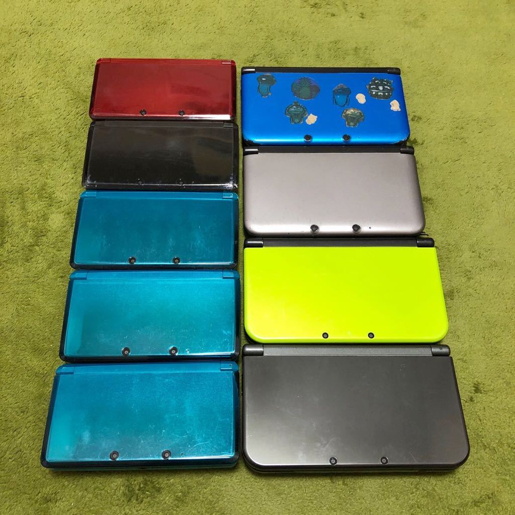 ニンテンドー3DS／New 3DS LL／3DSLL 本体／まとめ ジャンク 9台_画像1