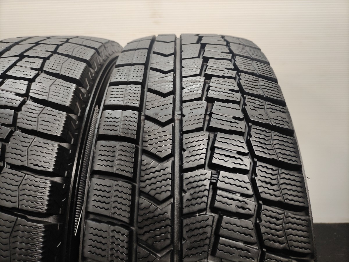 ◆M-304◆185/60R15 ダンロップ WINTER MAXX02 20年製 中古スタッドレスタイヤ4本セット フィット シエンタ シャトルなど_画像2