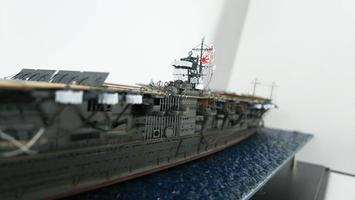 1/700日本海軍航空母艦赤城完成與案件 原文:1/700　日本海軍航空母艦　赤城　完成品ケース付