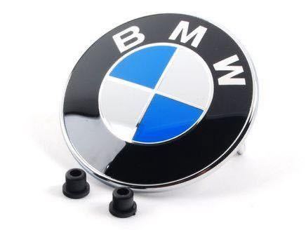 即日発送 BMW 純正 OE ボンネットエンブレム 82mm グロメット付 E36E39E46E53E70E71E60E63E65_画像2