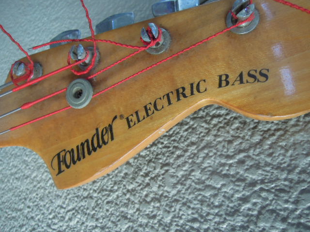 ●Founder ELECTRIC　BASS　エレキベース※ジャンク■１６０_画像2