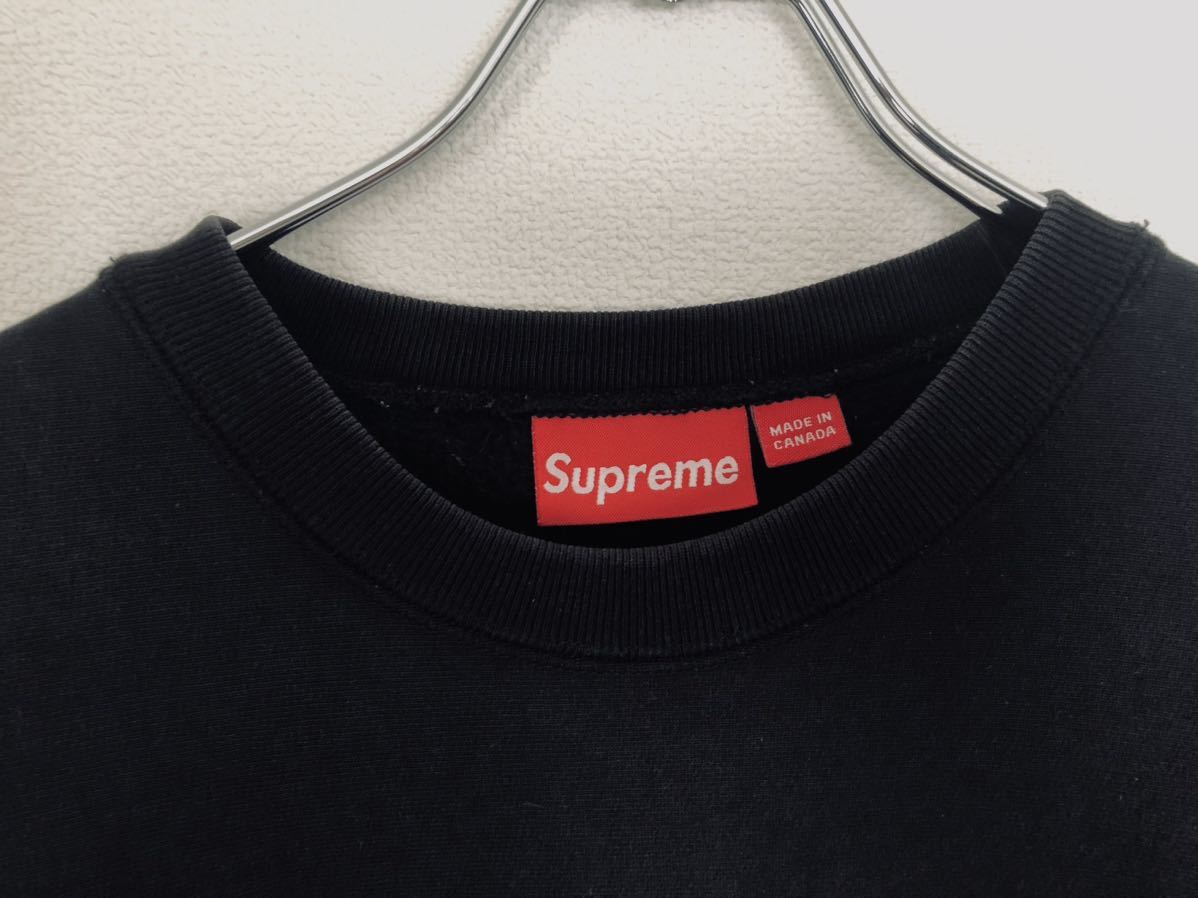 SUPREME Box Logo Crewneck Black L 初期 紙タグ シュプリーム